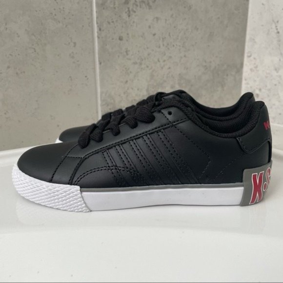 K-Swiss Kids Black Lace-up Sneaker - Picture 6 of 12